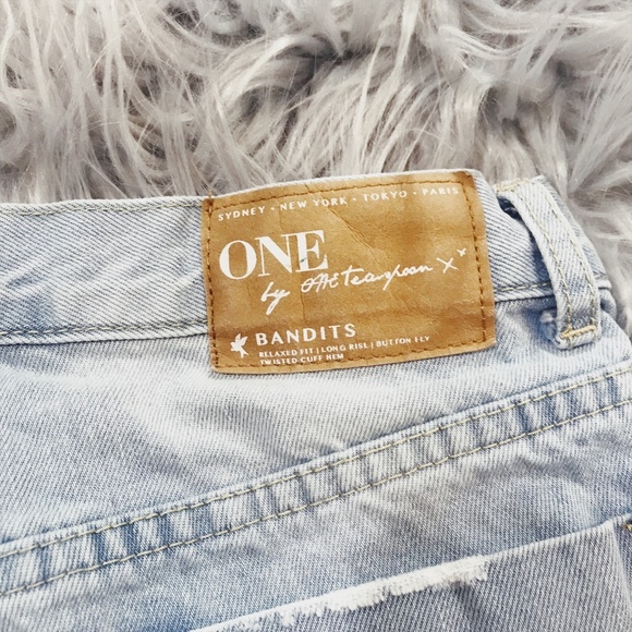 ONE Teaspoon Denim Shorts size 26 - Picture 6 of 6